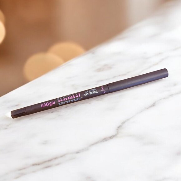 Benefit Cosmetics NEW BADgal BANG! 24-Hour Waterproof Eyeliner Pencil Deep Brown - Picture 2 of 5